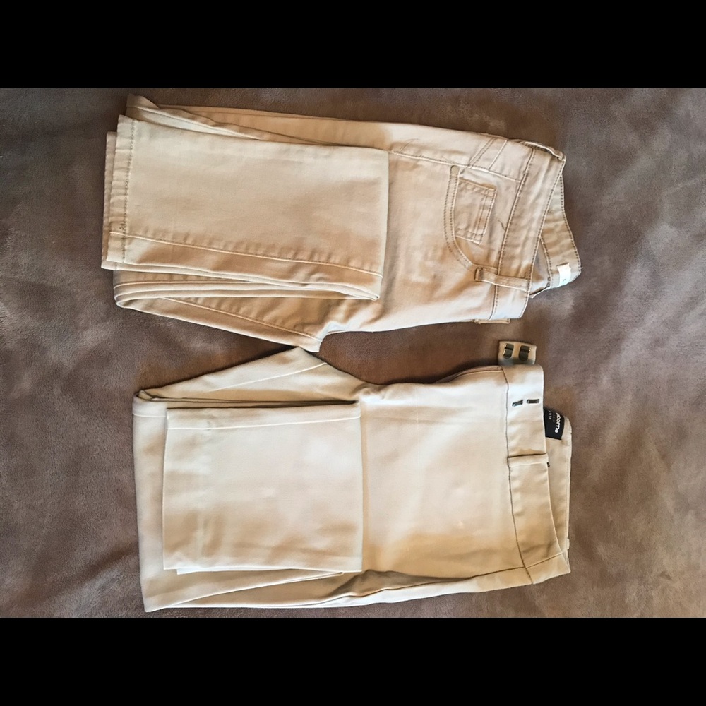 TWO KAKIS PANTS